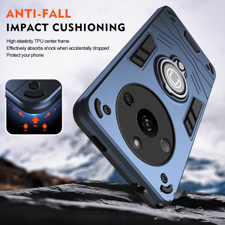 For Realme Narzo 60 5G Ring Holder Phone Case(Royal Blue) - Realme Cases by PMC TechLife | Online Shopping South Africa | PMC TechLife | Buy Now Pay Later Mobicred