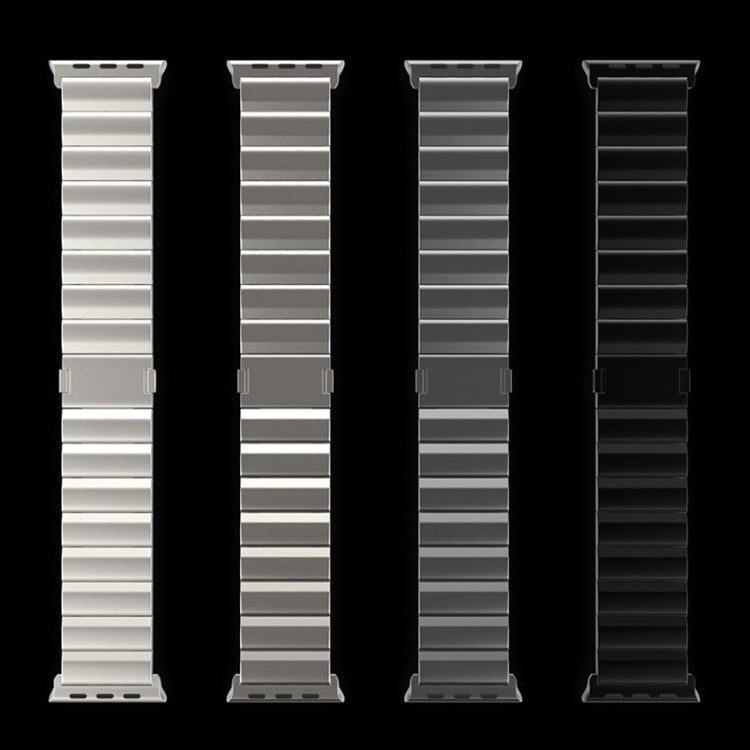 For Apple Watch Ultra 49mm One-Bead Magnetic Buckle Titanium Metal Watch Band(Silver) - free shipping - PMC TechLife - Order now!
