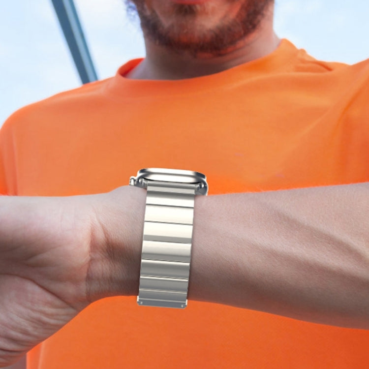 For Apple Watch Series 10 46mm One-Bead Magnetic Buckle Titanium Metal Watch Band(Silver) - free shipping - PMc TechLife - Order now!