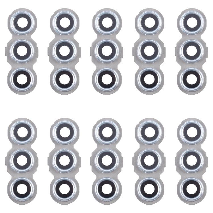 For Samsung Galaxy M55 SM-M556 10pcs Original Rear Camera Lens Cover(Silver) - free shipping - PMc TechLife - Order now!