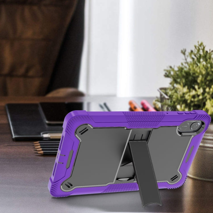 For Honor Pad X9 / X8 Pro Shockproof Silicone Hybrid PC Tablet Case with Holder(Black + Purple) - Honor by PMC TechLife | Online Shopping South Africa | PMC TechLife | Buy Now Pay Later Mobicred