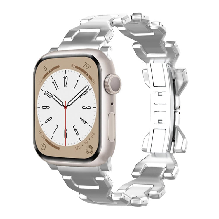 For Apple Watch SE 40mm Y Type Pure Titanium Watch Band(Silver) - free shipping - PMC TechLife - Order now!