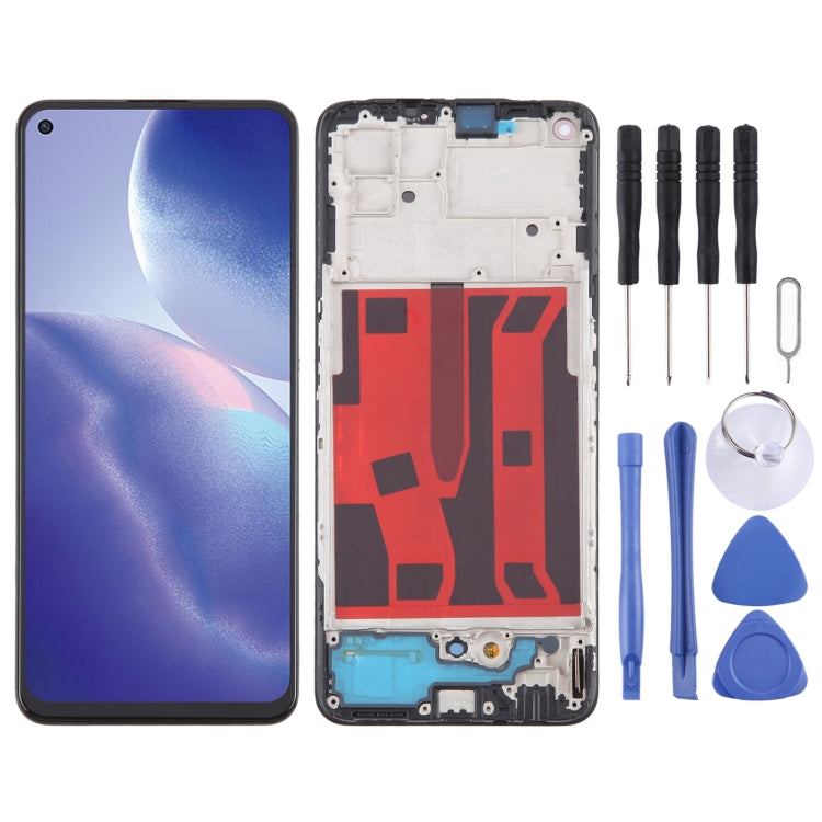 For OPPO A95 4G OLED LCD Screen Digitizer Full Assembly with Frame - LCD Screen by PMC TechLife | Online Shopping South Africa | PMC TechLife | Buy Now Pay Later Mobicred