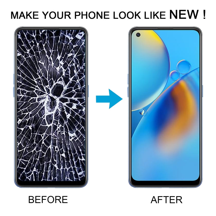 For OPPO F19 OLED LCD Screen Digitizer Full Assembly with Frame - LCD Screen by PMC TechLife | Online Shopping South Africa | PMC TechLife | Buy Now Pay Later Mobicred