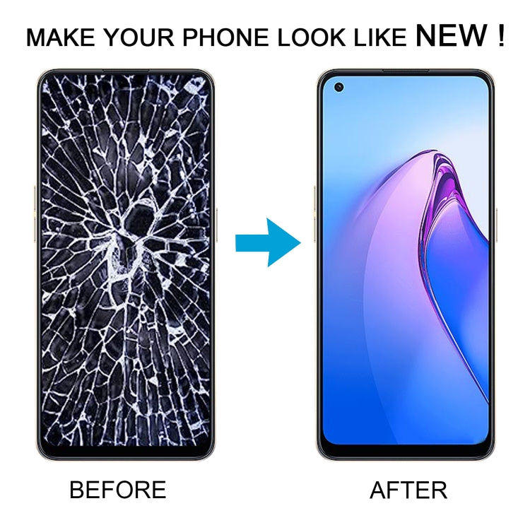 For OPPO Reno8 4G OLED LCD Screen with Digitizer Full Assembly - LCD Screen by PMC TechLife | Online Shopping South Africa | PMC TechLife | Buy Now Pay Later Mobicred
