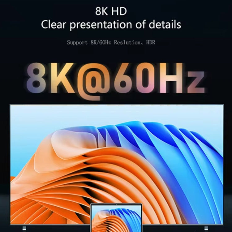 8K 60Hz HDTV to HDTV Side Bend Magnetic Converter(Sliver Left Bend) - free shipping - PMC Jewellery - Order now!