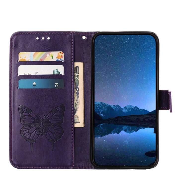 For Tecno Spark Go 2024 / Spark 20C Embossed Butterfly Leather Phone Case(Dark Purple) - free shipping - PMC Jewellery - Order now!