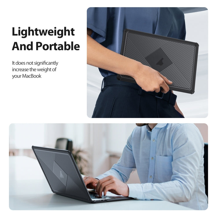 For MacBook Pro 14 2021/2023 A2442 DUX DUCIS LCGH Laptop Frosted Protective Case(Black) - free shipping - PMC Jewellery - Order now!