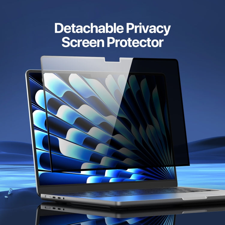 For MacBook Air 15.3 2023/2024 A2941 DUX DUCIS LCGH Laptop Privacy Tempered Glass Film - Screen Protectors by DUX DUCIS | Online Shopping South Africa | PMC TechLife | Buy Now Pay Later Mobicred
