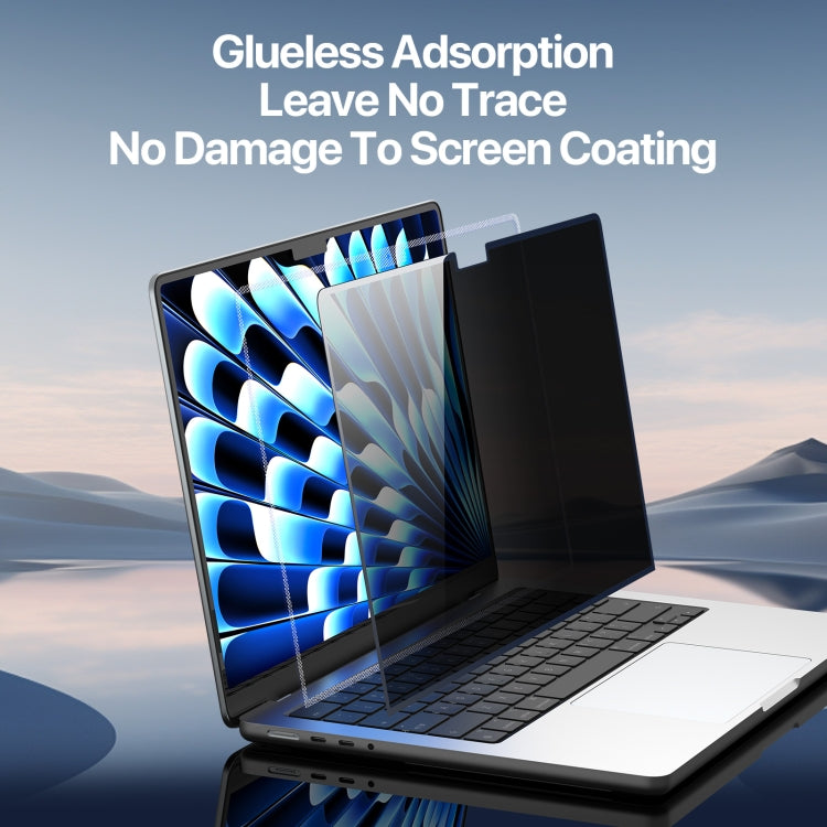 For MacBook Air 15.3 2023/2024 A2941 DUX DUCIS LCGH Laptop Privacy Tempered Glass Film - Screen Protectors by DUX DUCIS | Online Shopping South Africa | PMC TechLife | Buy Now Pay Later Mobicred