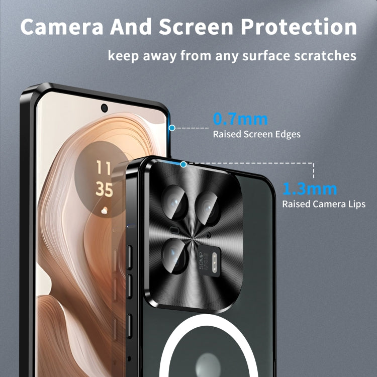 For Motorola Edge 50 Ultra Frosted Metal MagSafe Magnetic Phone Case(Black) - free shipping - PMC TechLife - Order now!