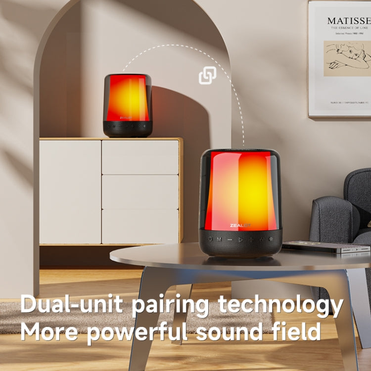 Zealot S66M RGB Rhythmic Light Karaoke Wireless Speaker, Style:Single Mic(Black) - free shipping - PMC Jewellery - Order now!