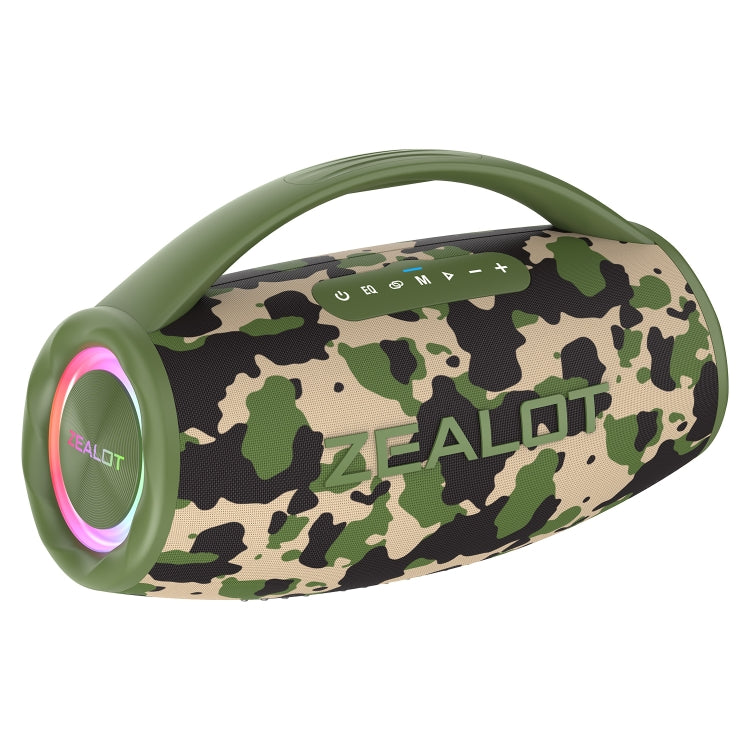 Zealot S97 80W Outdoor Portable RGB Light Bluetooth Speaker(Camouflage) - free shipping - PMC Jewellery - Order now!