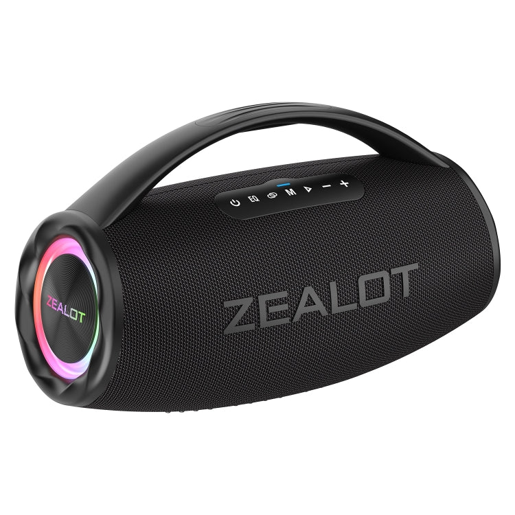 Zealot S97 80W Outdoor Portable RGB Light Bluetooth Speaker(Black) - free shipping - PMC Jewellery - Order now!