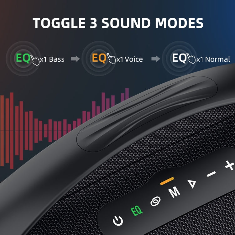 Zealot S97 80W Outdoor Portable RGB Light Bluetooth Speaker(Black) - free shipping - PMC Jewellery - Order now!