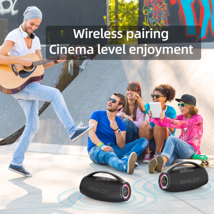 Zealot S97 80W Outdoor Portable RGB Light Bluetooth Speaker(Camouflage) - free shipping - PMC Jewellery - Order now!