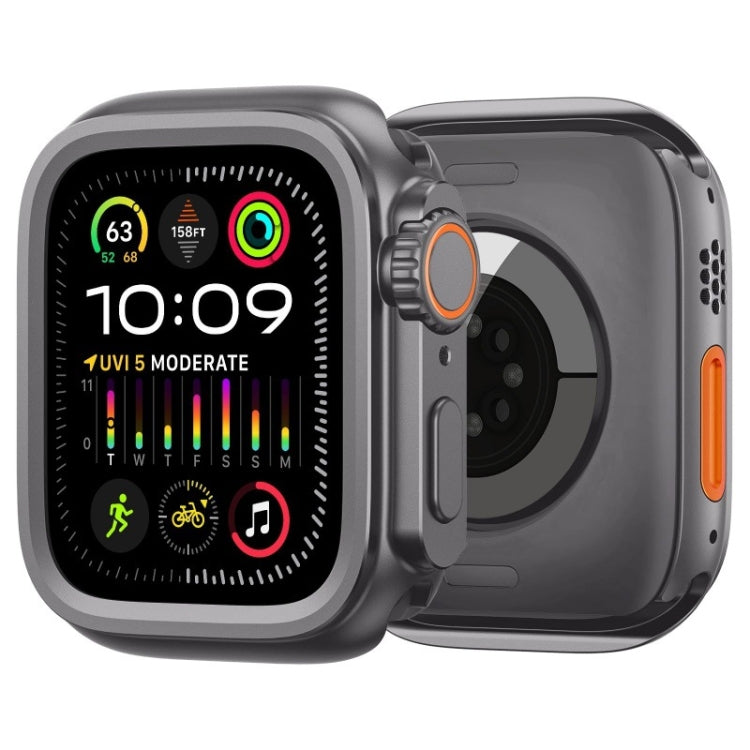For Apple Watch Series 9 / 8 / 7 45mm Change to Ultra 49mm Alloy Watch Case(Grey) - free shipping - PMC Jewellery - Order now!