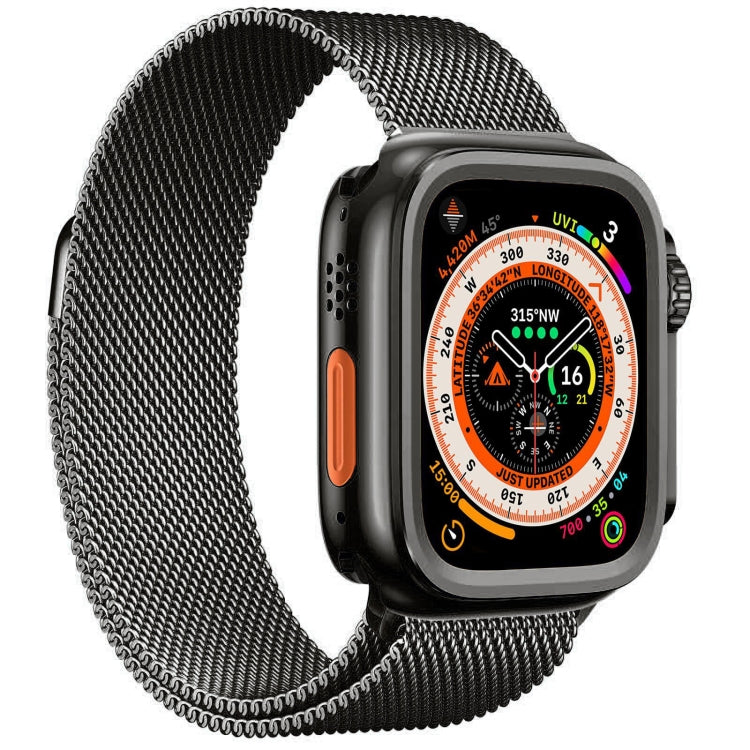 For Apple Watch Series 9 / 8 / 7 45mm Change to Ultra 49mm Alloy Watch Case(Grey) - free shipping - PMC Jewellery - Order now!
