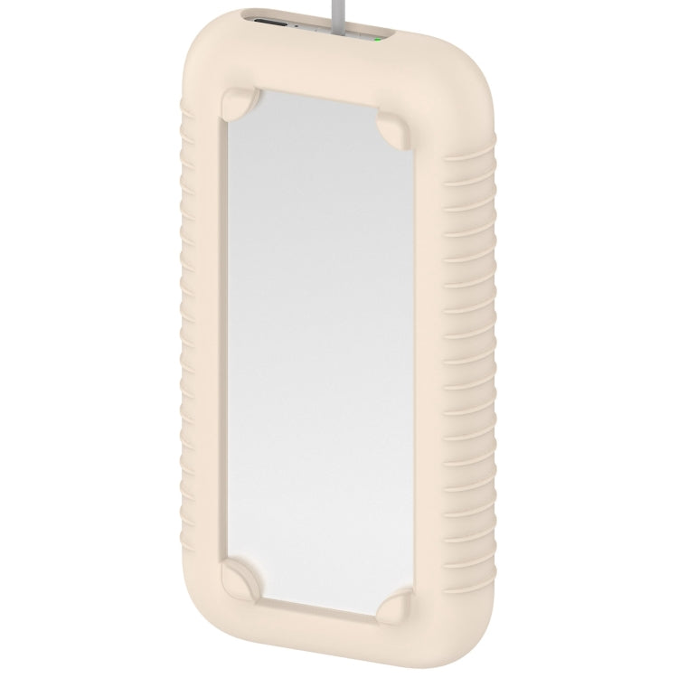 For Apple Vision Pro Accessories Power Bank Storage Silicone Protective Case(Starlight) - VR Accessories by PMC TechLife | Online Shopping South Africa | PMC TechLife | Buy Now Pay Later Mobicred