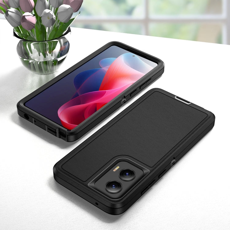 For Motorola Moto G Play 5G 2024 Life Waterproof Rugged PC + Silicone Phone Case(Black) - Motorola Cases by PMC Jewellery | Online Shopping South Africa | PMC Jewellery | Buy Now Pay Later Mobicred