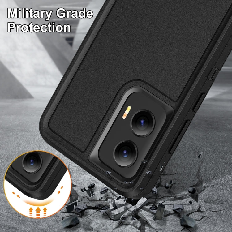 For Motorola Moto G Stylus 5G 2024 Life Waterproof Rugged PC + Silicone Phone Case(Black) - Motorola Cases by PMC Jewellery | Online Shopping South Africa | PMC Jewellery | Buy Now Pay Later Mobicred
