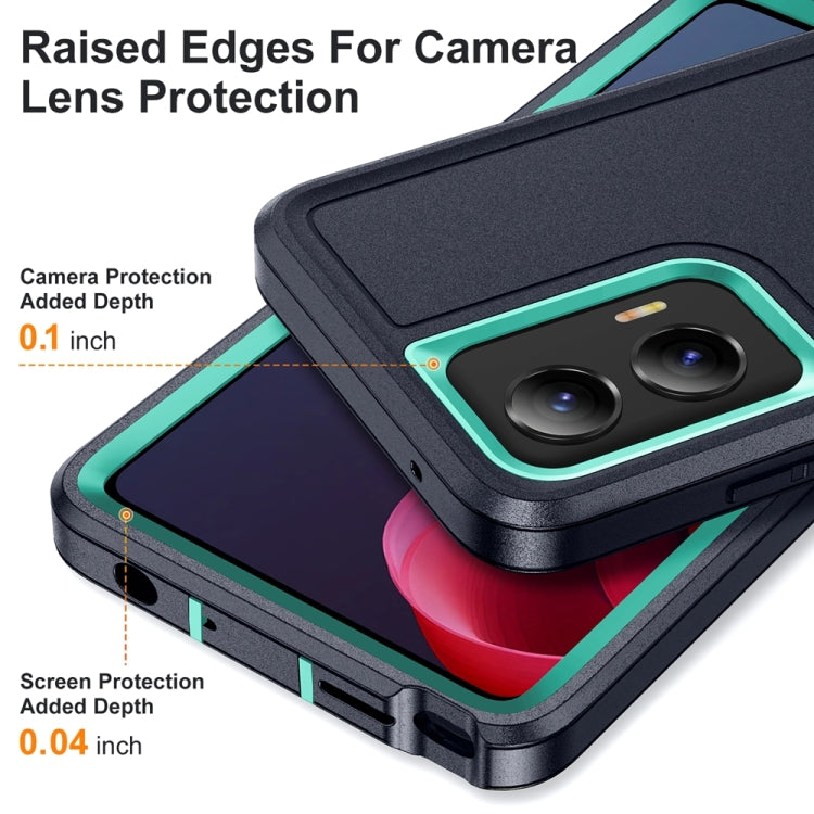 For Motorola Moto G Stylus 5G 2024 Life Waterproof Rugged PC + Silicone Phone Case(Dark Blue + Light Blue) - Motorola Cases by PMC Jewellery | Online Shopping South Africa | PMC Jewellery | Buy Now Pay Later Mobicred