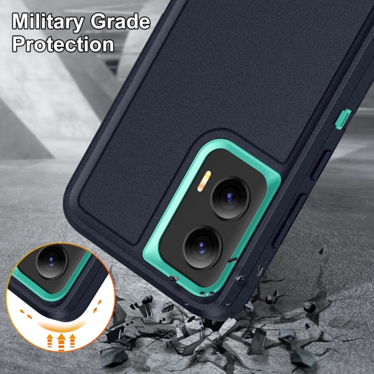 For Motorola Moto G Stylus 5G 2024 Life Waterproof Rugged PC + Silicone Phone Case(Dark Blue + Light Blue) - Motorola Cases by PMC Jewellery | Online Shopping South Africa | PMC Jewellery | Buy Now Pay Later Mobicred