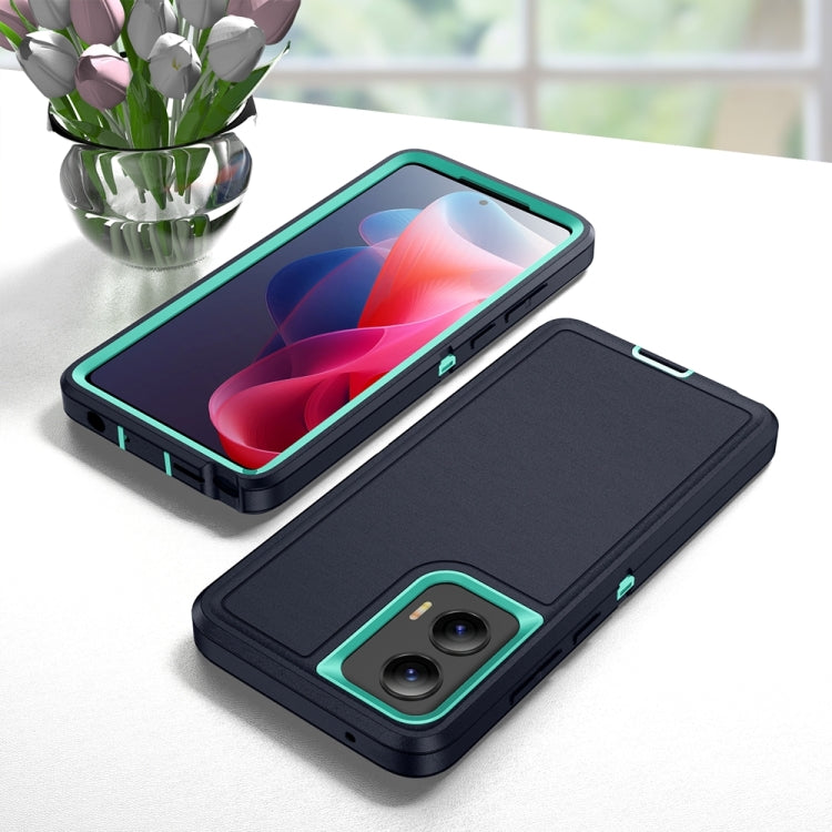 For Motorola Moto G Stylus 5G 2024 Life Waterproof Rugged PC + Silicone Phone Case(Dark Blue + Light Blue) - Motorola Cases by PMC Jewellery | Online Shopping South Africa | PMC Jewellery | Buy Now Pay Later Mobicred