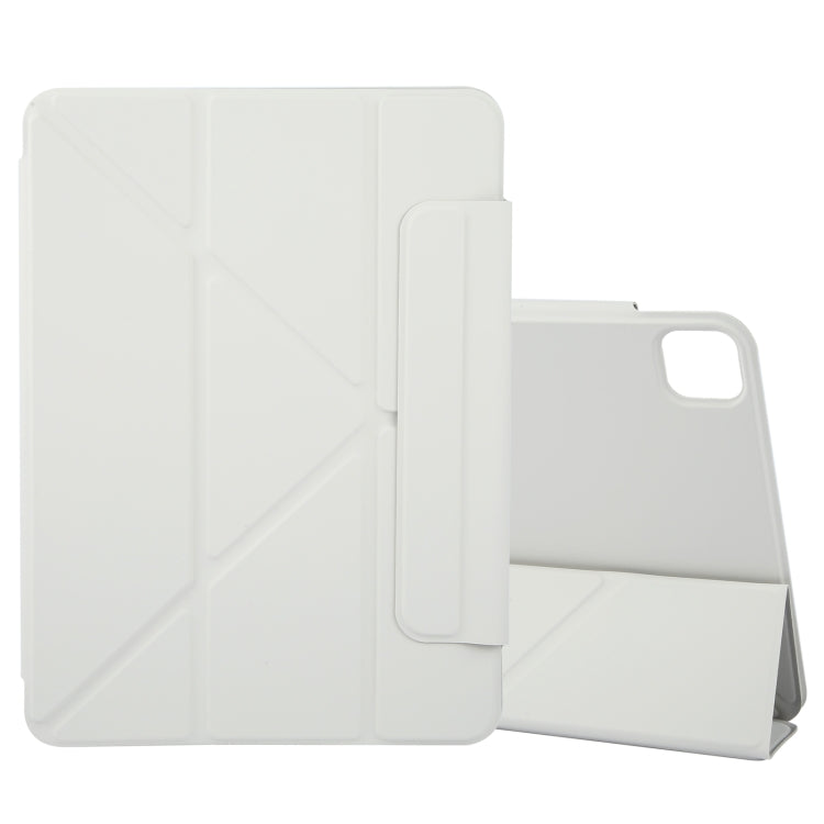 For iPad Pro 13 2024 Y-Shape Double-sided Clip Magnetic Smart Tablet Case(Light Grey) - iPad Pro 13 2024 Cases by PMC TechLife | Online Shopping South Africa | PMC TechLife | Buy Now Pay Later Mobicred