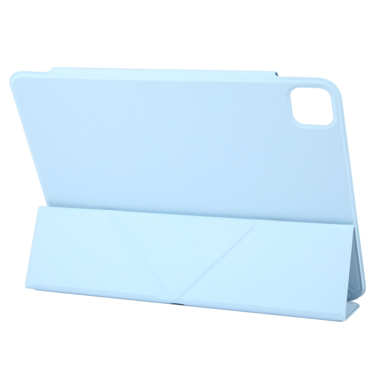 For iPad Pro 13 2024 Y-Shape Double-sided Clip Magnetic Smart Tablet Case(Blue) - iPad Pro 13 2024 Cases by PMC TechLife | Online Shopping South Africa | PMC TechLife | Buy Now Pay Later Mobicred