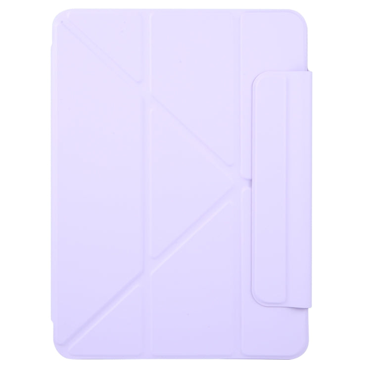 For iPad Air 13 2025 / 2024 Y-Shape Double-sided Clip Magnetic Smart Tablet Case(Purple) - iPad Air 13 2025 / 2024 Cases by PMC TechLife | Online Shopping South Africa | PMC TechLife | Buy Now Pay Later Mobicred