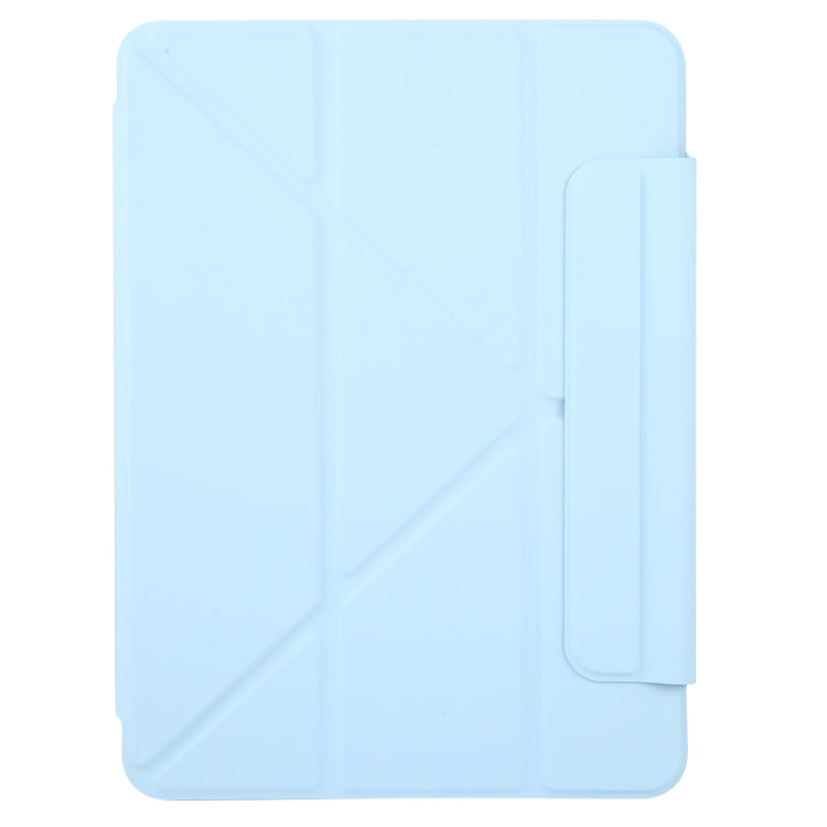 For iPad Air 13 2024 Y-Shape Double-sided Clip Magnetic Smart Tablet Case(Blue) - iPad Air 13 2024 Cases by PMC TechLife | Online Shopping South Africa | PMC TechLife | Buy Now Pay Later Mobicred
