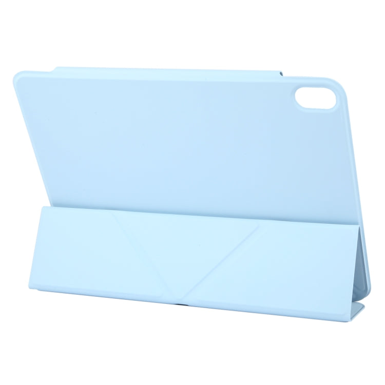 For iPad Air 13 2024 Y-Shape Double-sided Clip Magnetic Smart Tablet Case(Blue) - iPad Air 13 2024 Cases by PMC TechLife | Online Shopping South Africa | PMC TechLife | Buy Now Pay Later Mobicred