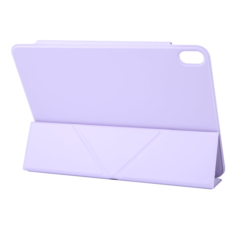 For iPad Air 11 2024 Y-Shape Double-sided Clip Magnetic Smart Tablet Case(Purple) - iPad Air 11 2024 Cases by PMC TechLife | Online Shopping South Africa | PMC TechLife | Buy Now Pay Later Mobicred