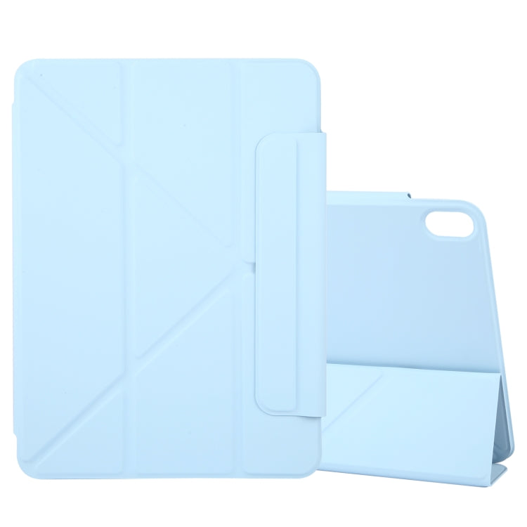 For iPad Air 11 2025 / 2024 Y-Shape Double-sided Clip Magnetic Smart Tablet Case(Blue) - iPad Air 11 2025 / 2024 Cases by PMC TechLife | Online Shopping South Africa | PMC TechLife | Buy Now Pay Later Mobicred