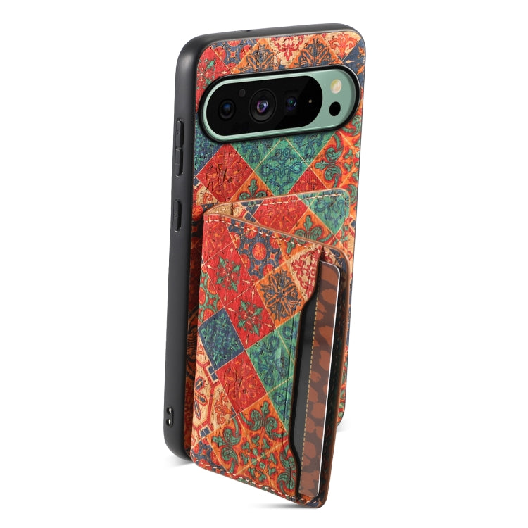 For Google Pixel 9 Card Slot Holder Phone Case(Winter Blue) - Google Cases by PMC TechLife | Online Shopping South Africa | PMC TechLife | Buy Now Pay Later Mobicred