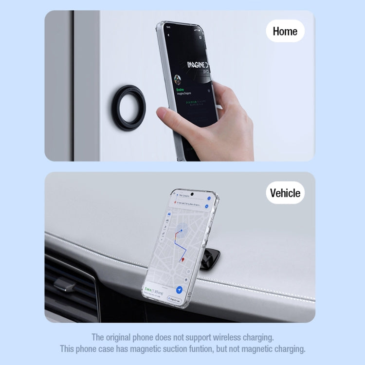 For Samsung Galaxy A55 NILLKIN Ultra Clear Magnetic PC + TPU Phone Case(Transparent) - Galaxy Phone Cases by NILLKIN | Online Shopping South Africa | PMC TechLife | Buy Now Pay Later Mobicred