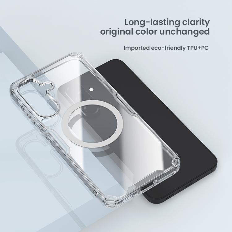 For Samsung Galaxy A56 5G NILLKIN Ultra Clear Magnetic PC + TPU Phone Case(Transparent) - Galaxy Phone Cases by NILLKIN | Online Shopping South Africa | PMc TechLife | Buy Now Pay Later Mobicred