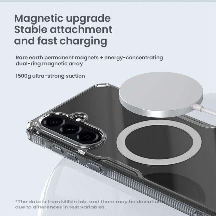 For Samsung Galaxy A56 5G NILLKIN Ultra Clear Magnetic PC + TPU Phone Case(Transparent) - Galaxy Phone Cases by NILLKIN | Online Shopping South Africa | PMc TechLife | Buy Now Pay Later Mobicred