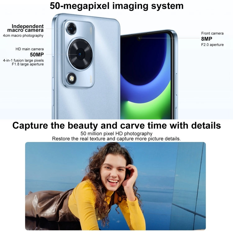 HUAWEI Enjoy 70S, 8GB+128GB, Side Fingerprint Identification, 6.75 inch HarmonyOS 4.2 Octa Core 2.4GHz, Network: 4G, Not Support Google Play(Black) - free shipping - PMC Jewellery - Order now!