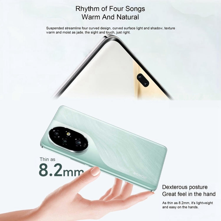 Honor 200 Pro, 12GB+256GB, Screen Fingerprint Identification, 6.78 inch MagicOS 8.0 Snapdragon 8s Gen 3 Octa Core, Network: 5G, NFC, OTG(Silver White) - free shipping - PMc TechLife - Order now!