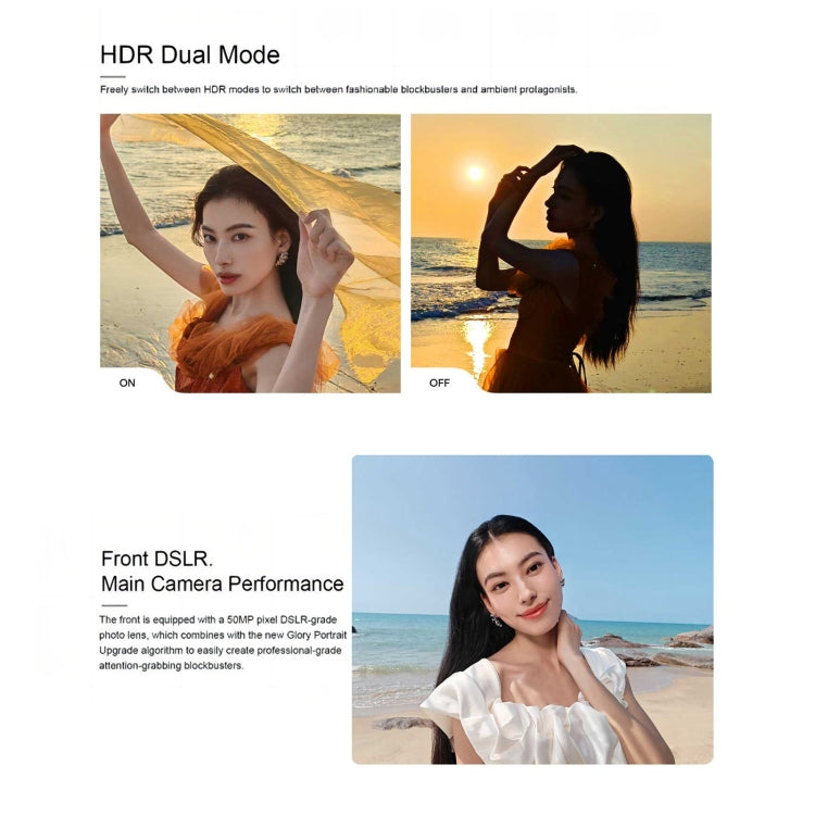 Honor 200 Pro, 12GB+256GB, Screen Fingerprint Identification, 6.78 inch MagicOS 8.0 Snapdragon 8s Gen 3 Octa Core, Network: 5G, NFC, OTG(Silver White) - free shipping - PMc TechLife - Order now!