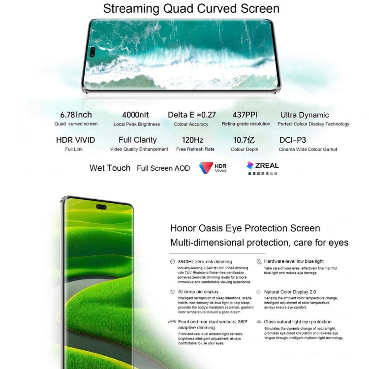 Honor 200 Pro, 12GB+512GB, Screen Fingerprint Identification, 6.78 inch MagicOS 8.0 Snapdragon 8s Gen 3 Octa Core, Network: 5G, NFC, OTG(Blue) - free shipping - PMc TechLife - Order now!