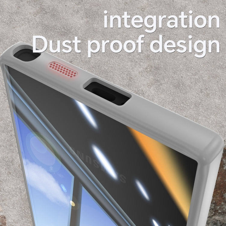 For Samsung Galaxy S25 Ultra 5G Acrylic Hybrid TPU Armor Shockproof Phone Case(Grey) - Galaxy S25 Ultra 5G Cases by PMC Jewellery | Online Shopping South Africa | PMC Jewellery | Buy Now Pay Later Mobicred
