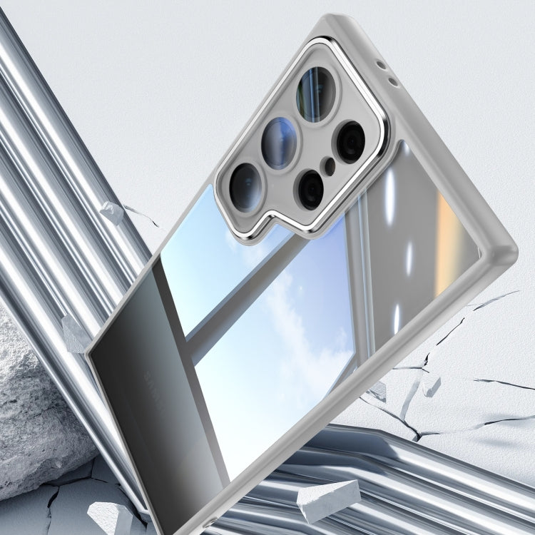 For Samsung Galaxy S25 Ultra 5G Acrylic Hybrid TPU Armor Shockproof Phone Case(Grey) - Galaxy S25 Ultra 5G Cases by PMC Jewellery | Online Shopping South Africa | PMC Jewellery | Buy Now Pay Later Mobicred