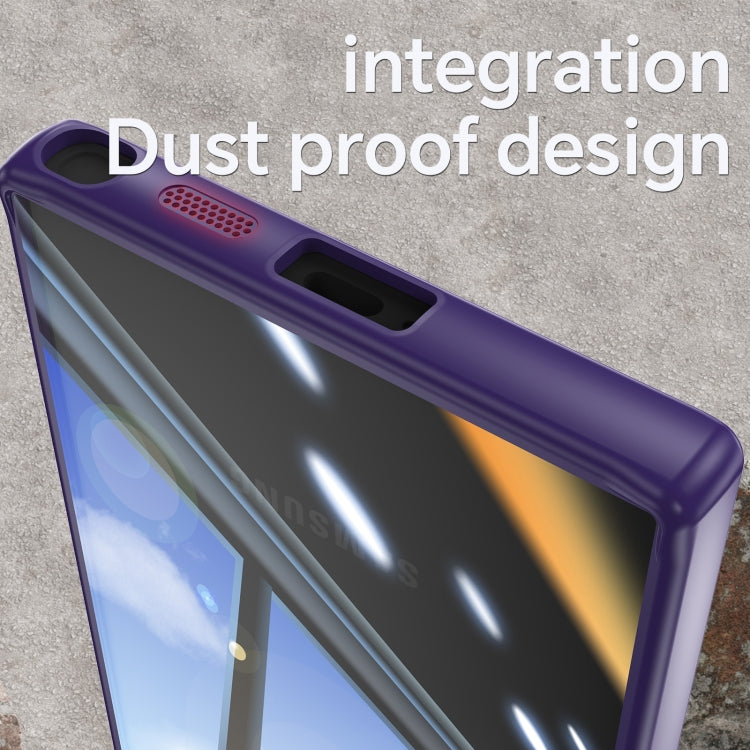 For Samsung Galaxy S25 Ultra 5G Acrylic Hybrid TPU Armor Shockproof Phone Case(Purple) - Galaxy S25 Ultra 5G Cases by PMC Jewellery | Online Shopping South Africa | PMC Jewellery | Buy Now Pay Later Mobicred