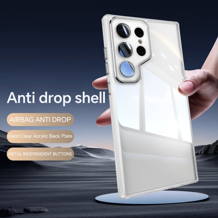For Samsung Galaxy S25 Ultra 5G Acrylic Hybrid TPU Armor Shockproof Phone Case(Transparent) - Galaxy S25 Ultra 5G Cases by PMC Jewellery | Online Shopping South Africa | PMC Jewellery | Buy Now Pay Later Mobicred