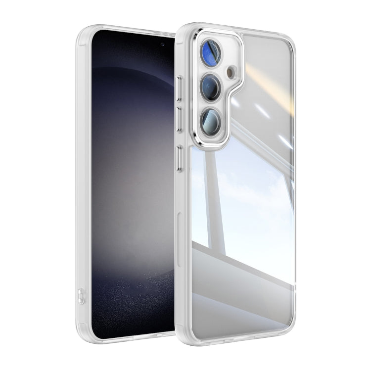 For Samsung Galaxy S25 5G Acrylic Hybrid TPU Armor Shockproof Phone Case(Transparent) - Galaxy S25 5G Cases by PMC Jewellery | Online Shopping South Africa | PMC Jewellery | Buy Now Pay Later Mobicred