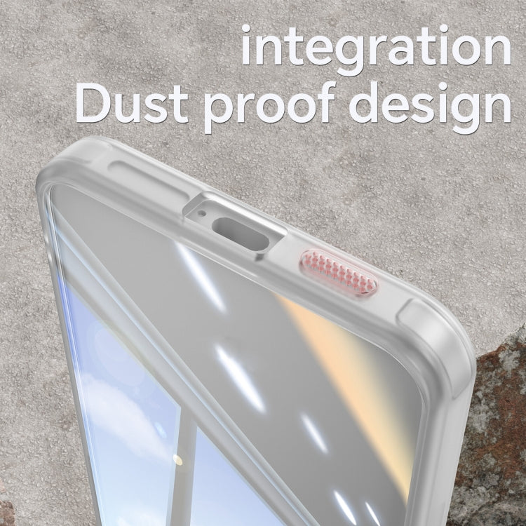 For Samsung Galaxy S25 5G Acrylic Hybrid TPU Armor Shockproof Phone Case(Transparent) - Galaxy S25 5G Cases by PMC Jewellery | Online Shopping South Africa | PMC Jewellery | Buy Now Pay Later Mobicred