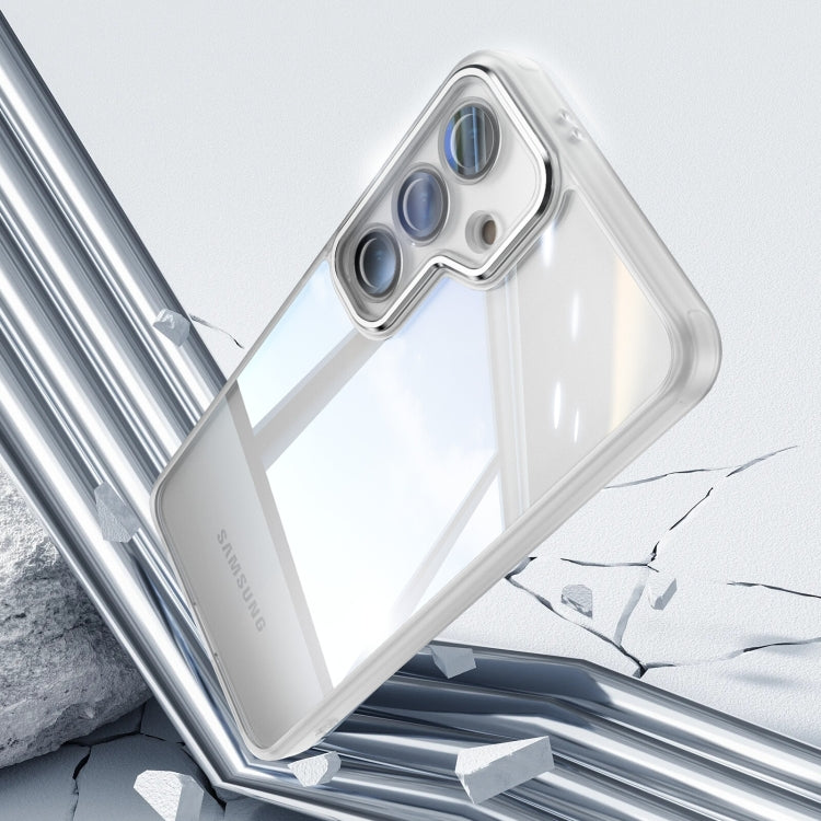 For Samsung Galaxy S25 5G Acrylic Hybrid TPU Armor Shockproof Phone Case(Transparent) - Galaxy S25 5G Cases by PMC Jewellery | Online Shopping South Africa | PMC Jewellery | Buy Now Pay Later Mobicred